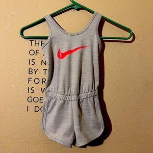Little girls Nike one piece dry fit super soft